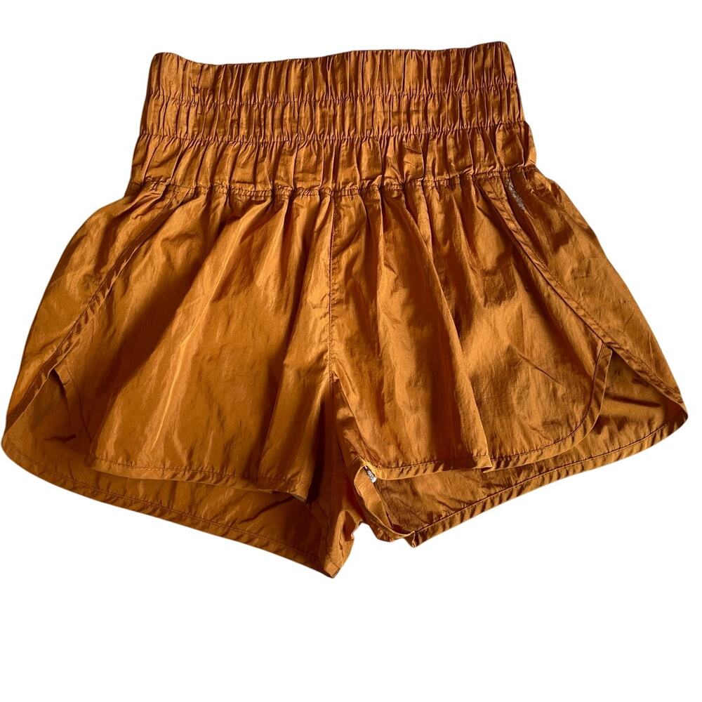 Free People Movement Way Home Running Shorts Performance Activewear Bronze Med